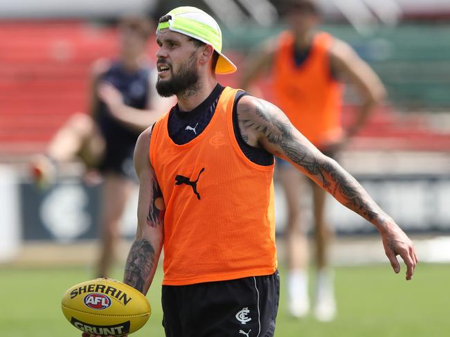 Zac Williams  at Carlton Football training at Ikon Park. Saturday, December 16, 2023. Picture: David Crosling