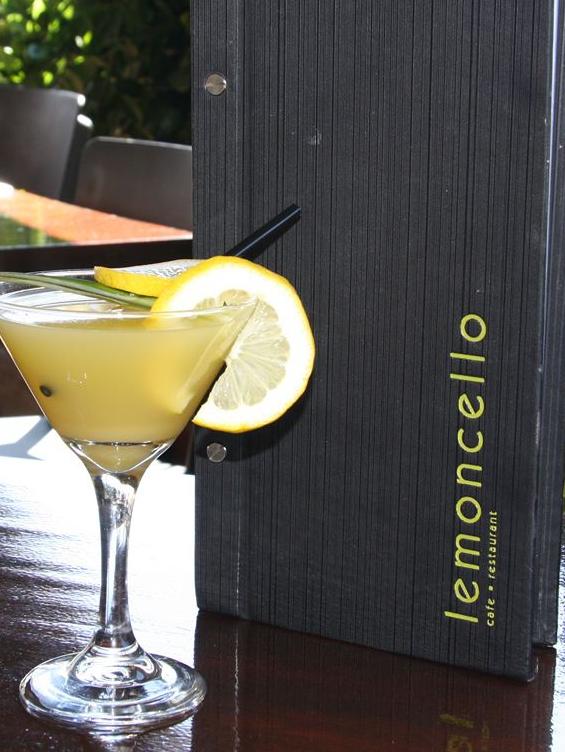 Lemoncello's signature cocktail, the Lemoncello Shiver.