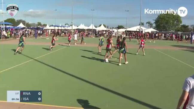 Replay: Netball Queensland Junior State Age Titles Day 1 - Redlands 13A v Isa Re-Gen (U13)