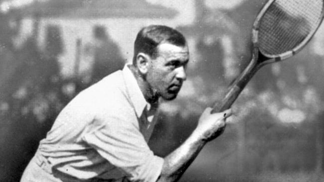 Aust tennis player Gerald Patterson in 1920s.