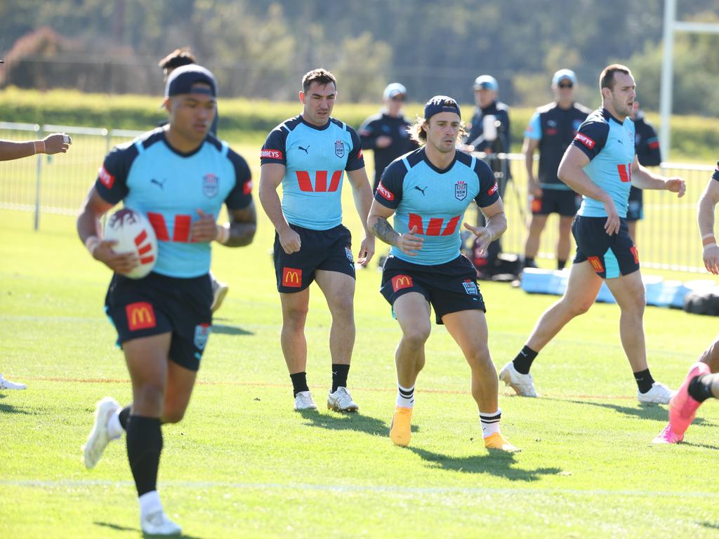 Nicho Hynes trains with the group. Picture: Rohan Kelly