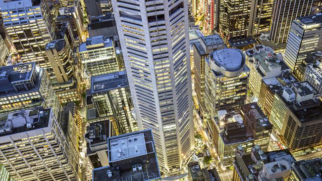 Downtown Sydney at night. Picture: iStock