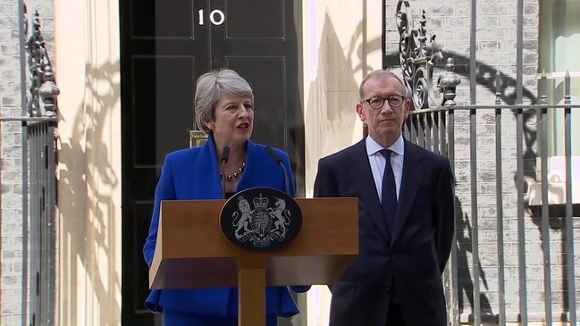 Theresa May speaks for the final time as PM