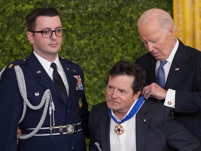 Michael J. Fox at the ceremony. Picture: AFP