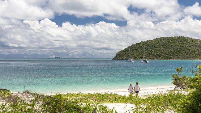 Chalkies Beach in The Whitsundays, Queensland. Picture: TEQ