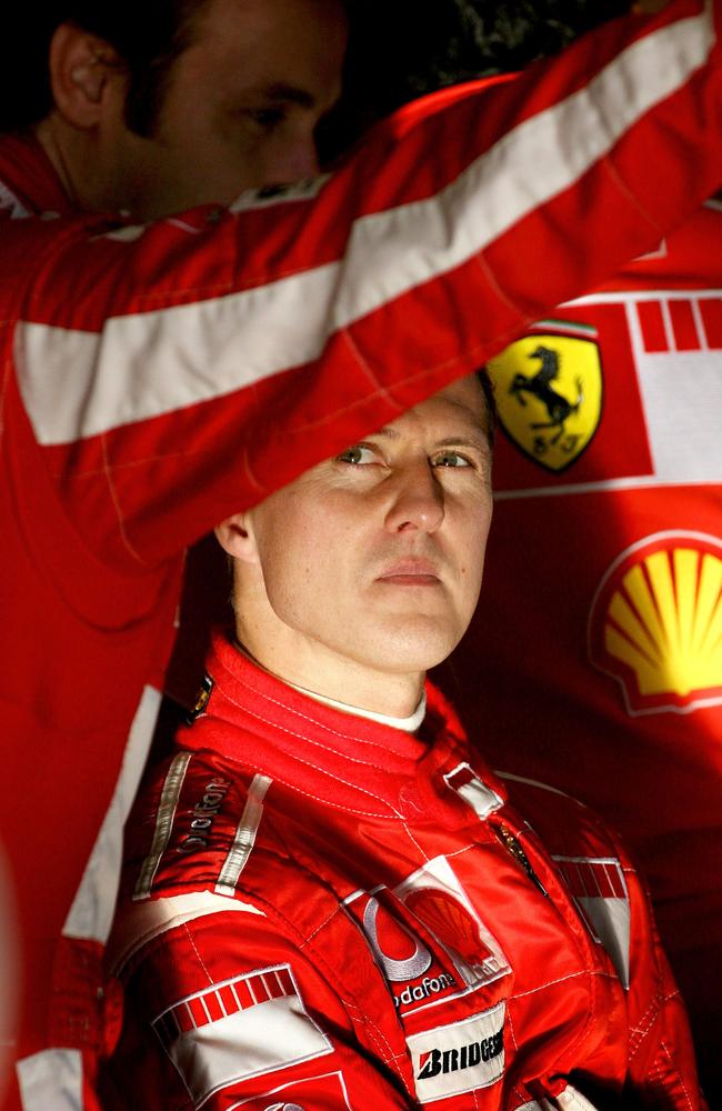 The seven-time world Formula One champion’s condition has been shrouded in secrecy. Picture: AFP