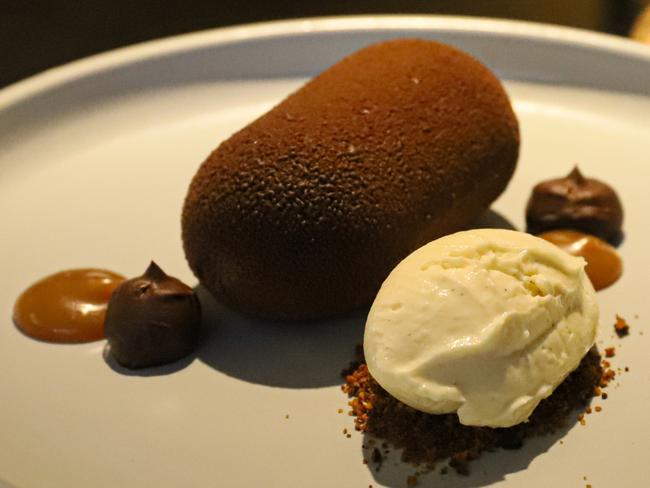 The Gantry’s chocolate dessert. Picture: Jenifer Jagielski