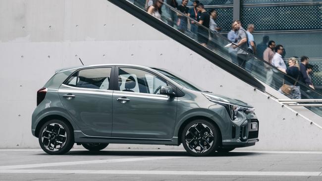 Despite its size the Picanto can still swallow the weekly groceries. Picture: Supplied.