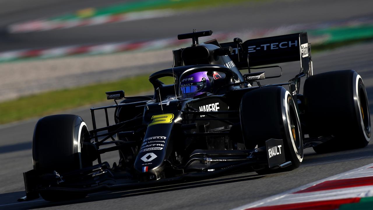 Daniel Ricciardo enjoyed his first run at Barcelona testing.