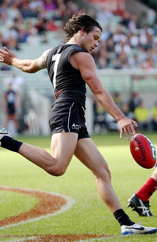 Dylan Buckley — the Round 2 nominee — has impressed for Carlton. Picture: Colleen Petch.