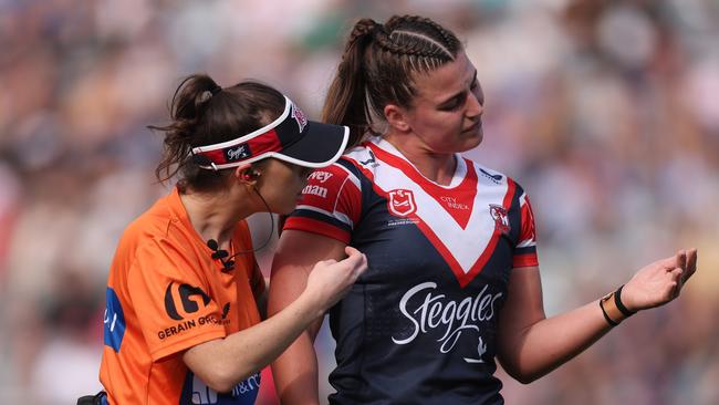 Sergis may have played her last match of NRLW for the year. Picture: Scott Gardiner/Getty Images