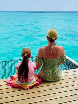 This was Fox’s first visit to the Maldives with her daughters. Picture: Instagram