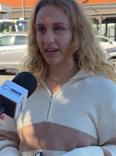The Gen Zers aren’t exactly sold on the sunglasses. Picture: news.com.au