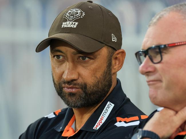 Benji Marshall has plenty of work to do for the Tigers. Picture: Mark Evans/Getty Images