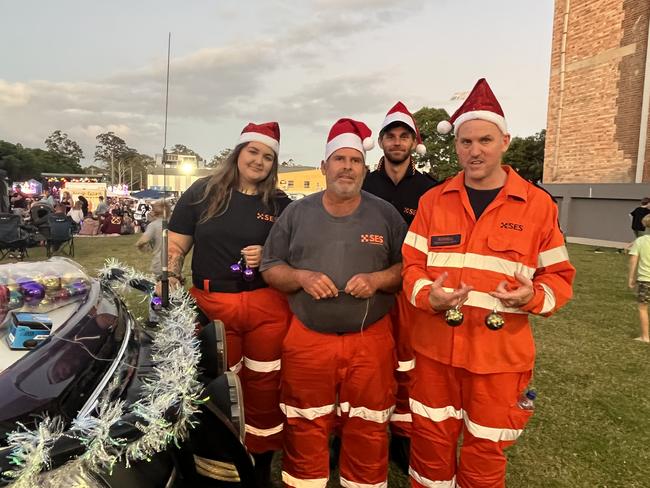 The SES at Maryborough's Carols by Candlelight event.