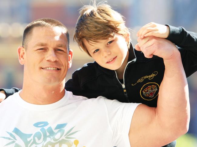 Meeting WWE superstar John Cena.