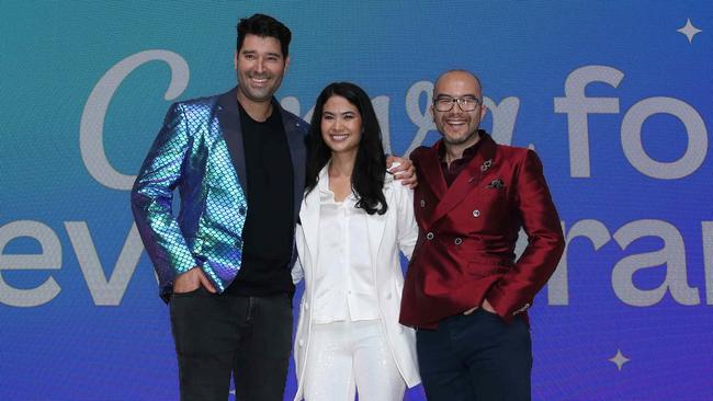 Two of Canva's co-founders Cliff Obrecht and Melanie Perkins (left and centre) came in at 10th place. Picture: Britta Campion / The Australian