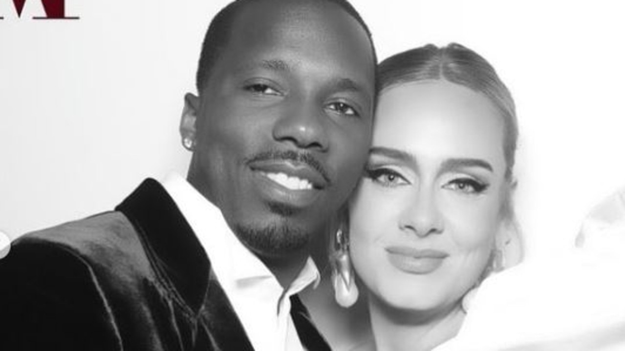 Adele with boyfriend Rich Paul. Picture: Instagram