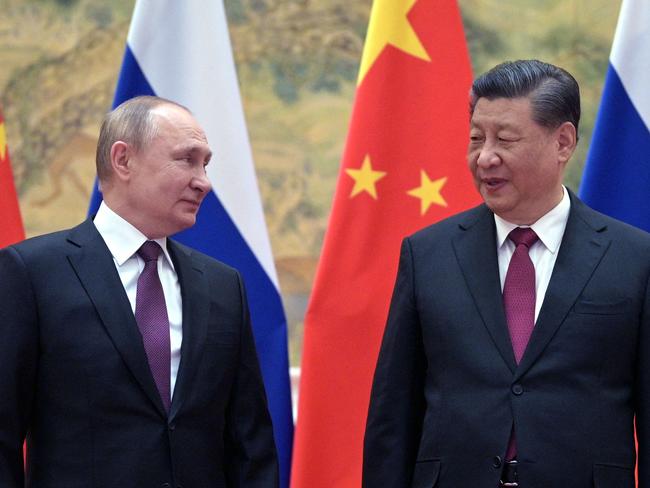 How Vladimir Putin must laugh. How Chinese dictator Xi Jinping must gloat. Picture: AFP