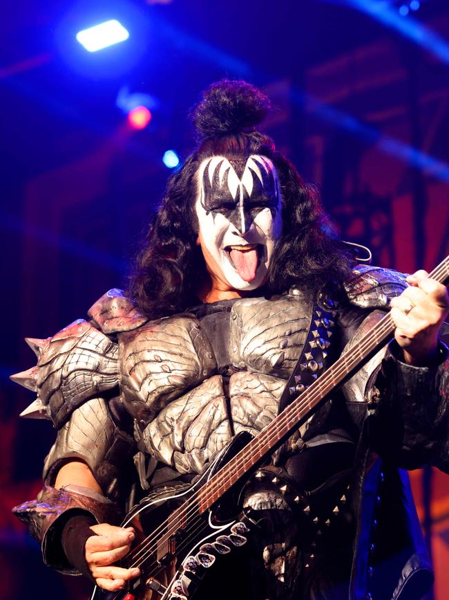 KISS play the Brisbane Entertainment Centre. Picture: Steve Pohlner