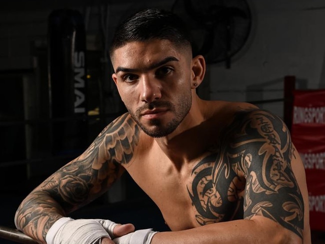 Michael Zerafa still wants to fight his old foe Tim Tszyu. Photo: Grant Trouville.