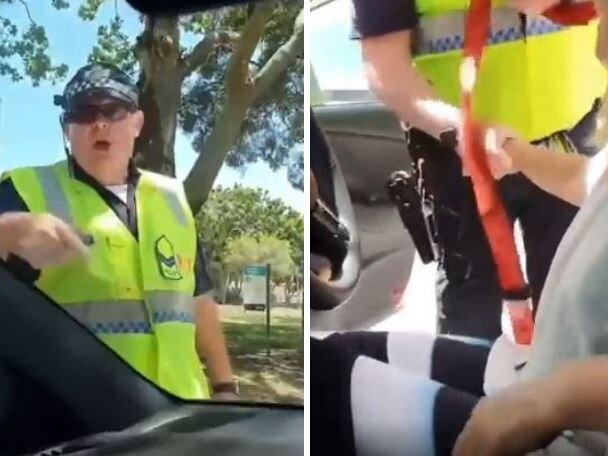 Yet another humiliating sovereign citizen tantrum has been caught on camera. Picture: Twitter/@SarkySage