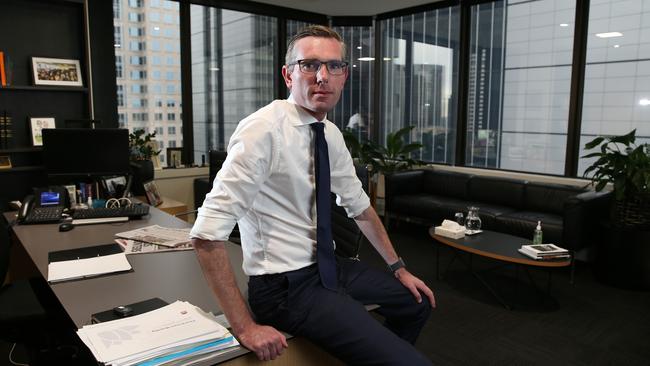 NSW Treasurer Dominic Perrottet wants landmark reform of the state’s economic structures — including major tax cuts. Picture: Britta Campion