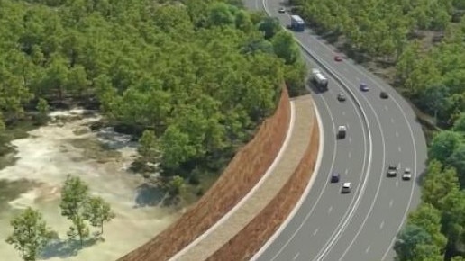 An artist's impression of the completed Mona Vale Rd East upgrade. Picture: RMS