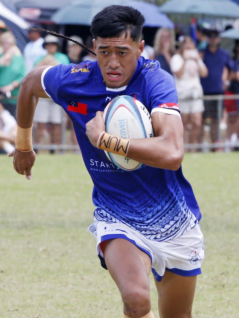 Na'oia'ehanisi Tofaeono for NSW Samoa.