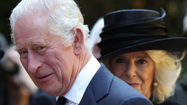 King Charles, with Camilla, in Cardiff on Friday night (AEST), will likely see a second republic referendum put to the Australian people. Picture: Reuters