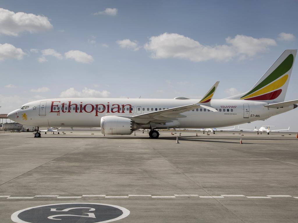 An Ethiopian Airlines Boeing 737 MAX 8, similar to the one that crashed. Picture: AP/Mulugeta Ayene, File