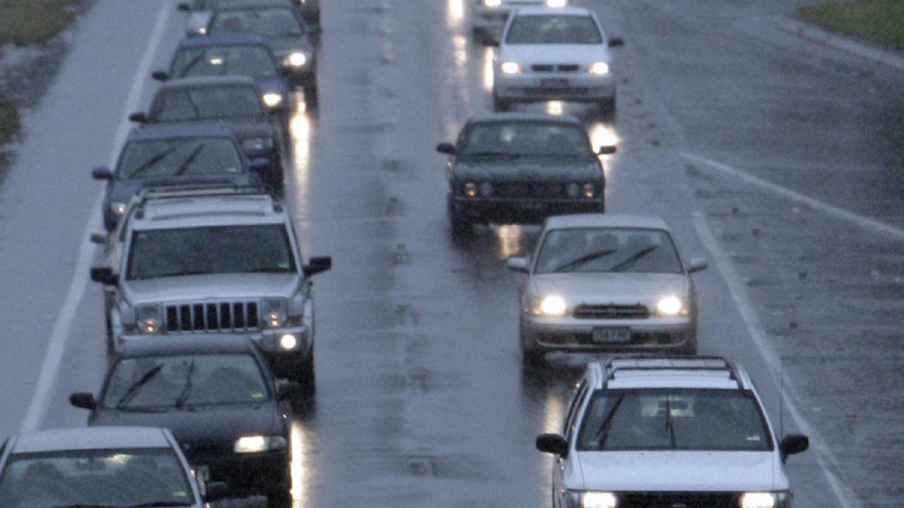 Wet weather has caused a number of accidents around Brisbane this morning.