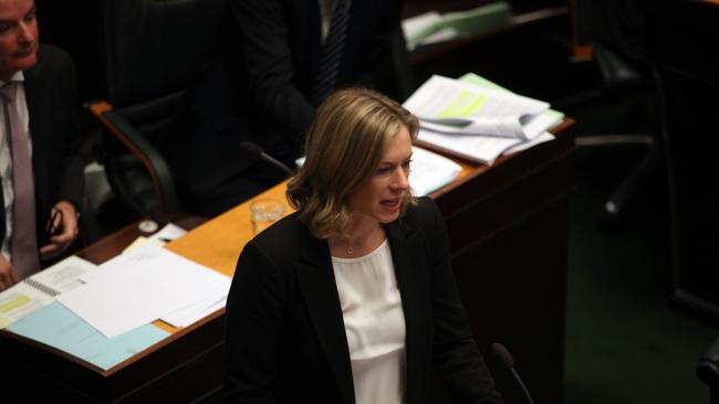 Labor leader Rebecca White continued her push against Health Minister Michael Ferguson.