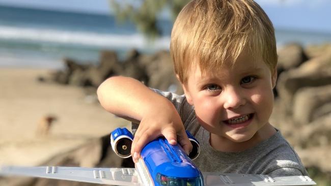 Four year old Cruz Prior had to be flown from Lighting Ridge Hospital to Dubbo at great expense because the small country hospital had no paediatric dose of antibiotics. Picture: RFDS