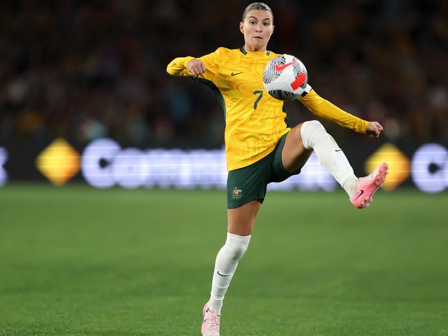 Matildas’ skipper Steph Catley. Picture: Mark Metcalfe