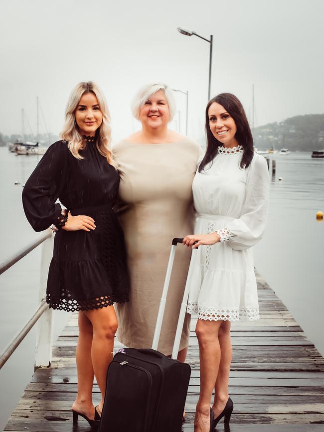 Belle Property's Caitlin Attard, Cathy Baker and Linda Gibbens. Ms Attard and Ms Gibbens came from the airline industry. Picture: @photo.josef