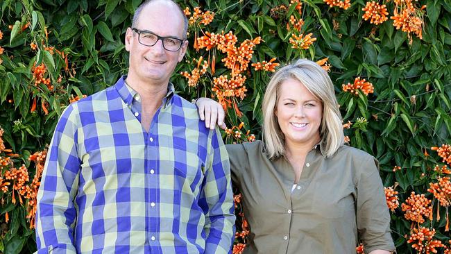 Reigning champs: Sunrise’s David Koch and Samantha Armytage. Picture: Liam Kidston