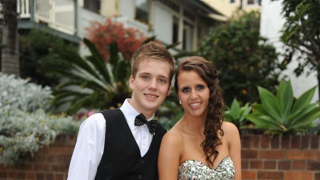 St Patrick’s College, Campbelltown year 12 students celebrating their formal in Wollongong in 2012.