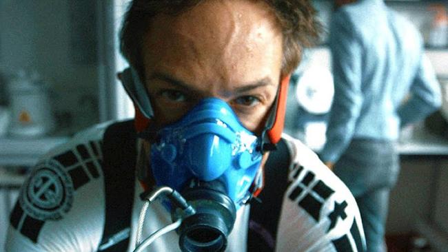 Bryan Fogel puts himself through his paces in testing in the early stages of Icarus.