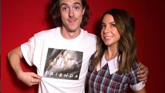 Tim Blackwell and Kate Ritchie rocking their ‘90s gear.