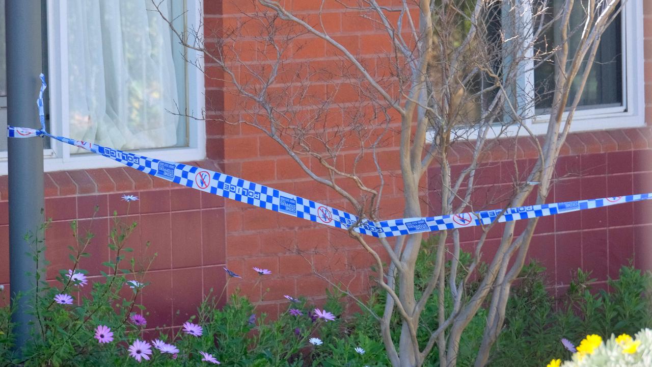 The scene of the attack at the St Albans Park aged care home. Picture: Mark Wilson.