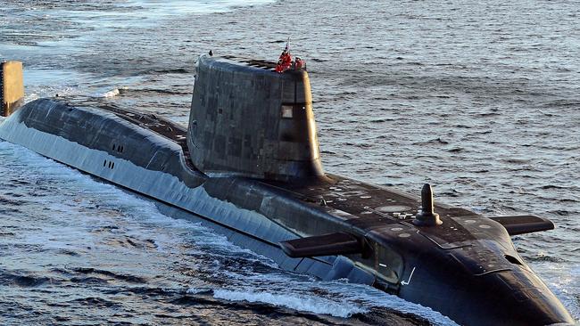 Astute class submarine HMS Ambush.