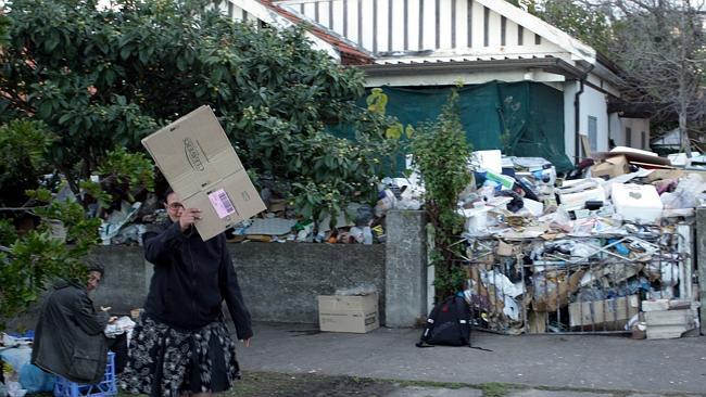 2009: The rubbish stacks up Picture: Noel Kessel 