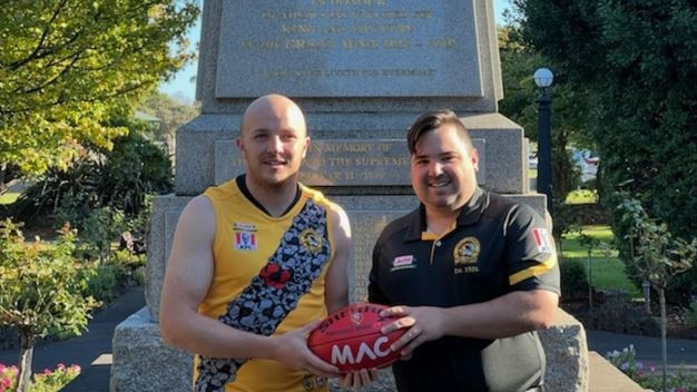 North Gambier star Nick McInerney (left). Picture: North Gambier Football Club