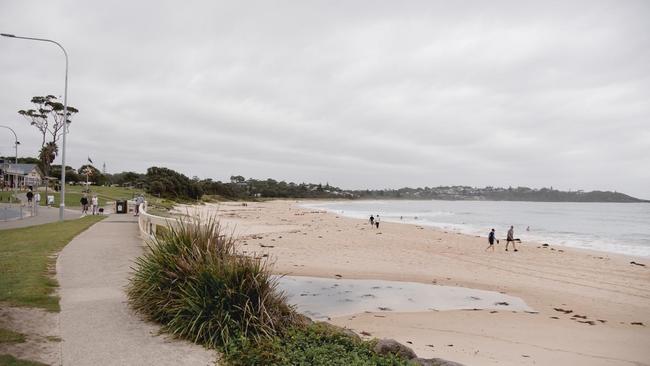 Mollymook Beach where human remains washed ashore. Picture: Loren Toncini