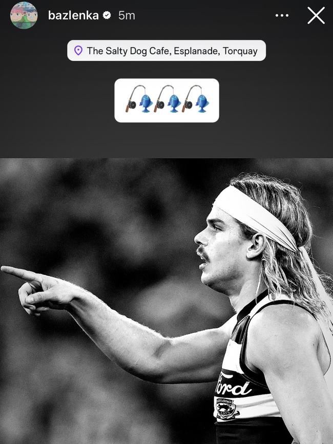 Bailey Smith clips Bont with IG post.