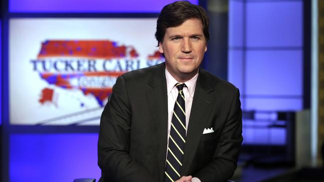 Tucker Carlson has spoken out after being fired from Fox. Picture: AFP.