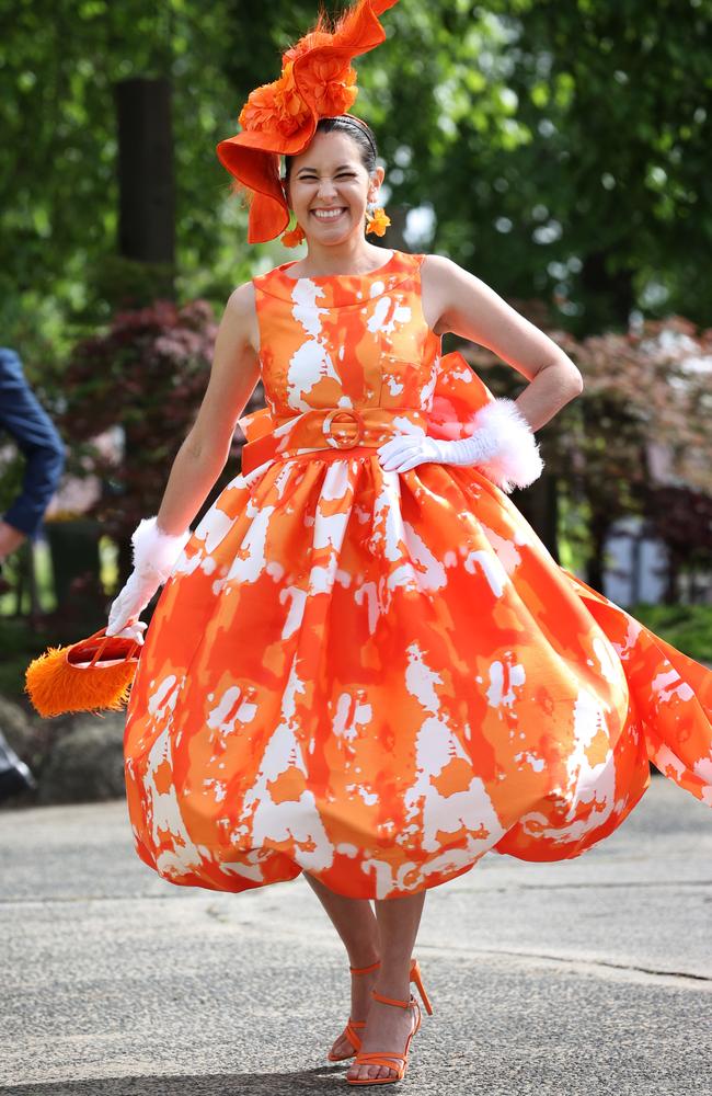 Best-dressed entrant Viviana Crocker. Picture: David Caird