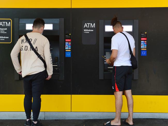 Almost one in every three cash machines in the Northern Territory has been closed by Australia’s big banks over the last three years. Picture: NCA NewsWire / Nicki Connolly