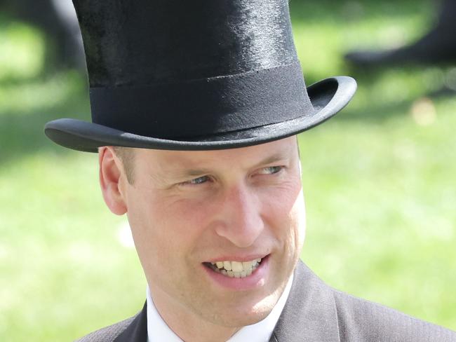 ASCOT, ENGLAND - JUNE 17: Prince William, Duke of Cambridge  during Royal Ascot 2022 at Ascot Racecourse on June 17, 2022 in Ascot, England. (Photo by Chris Jackson/Getty Images)